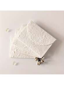 4pcs Handmade Textured Envelopes - Ideal For Wedding Invitations, Greeting Cards, Crafts, Holiday Wishes And Thank You Notes, Elegant Special Communication Paper - View 6