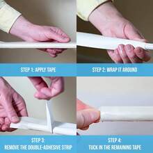 13pcs Golf Club Regrip Tape, 2 Inch X 10 Inch Solvent Activated Double-Sided Grip Tape - White - View 4