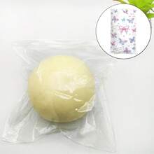 1PC 10cm/3.94in Super Large Fluid Cheese Ball With Gift Bag, Stress Relief Giant Fluid Ball, Big Slow Rebound Squeeze Toy, Stress Relief Toy, Mud Feeling Mochi Squeeze Toy, Birthday Gift, Squeeze Toy, Pinch Toy, Squishy, Taba Squishy, Sensory Toy - Multicolor - View 14