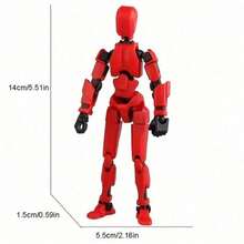 DIY Multi-Joint Movable Creative Toy Lucky 13-Joint Figure Ornament Figurine Self-Assembly - Multicolor - View 6