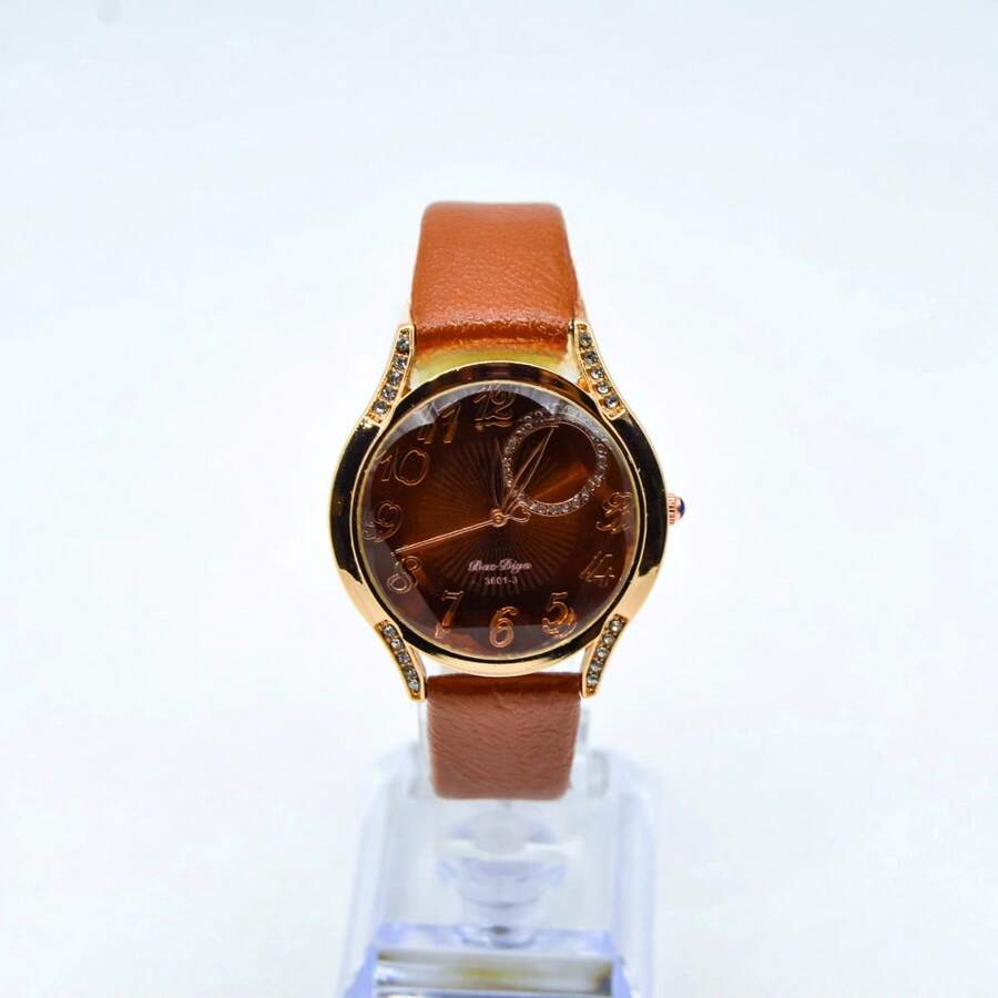 HYF-A97 Reloj Elegante para Mujer Estilo Vintage | Carátula Decorativa y Correa Cómoda - ///Cafetería - Ver 1