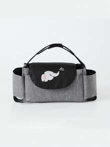 1pc Baby Stroller Diaper Bag, Baby Accessories, Baby Changing Pad, Baby Pouch, Baby Toiletry Bag, Baby Storage Basket, Baby Organizer, Baby Stroller Accessories, Baby Storage Box, Newborn Supplies, Newborn Gift, Kids Lunch Box, Kids Bag, Baby Stroller Bag, Baby Stroller Pocket, Baby Stroller Hanging Hook, Baby Stroller Pocket For Girls & Boys - 彩色 - 查看 13