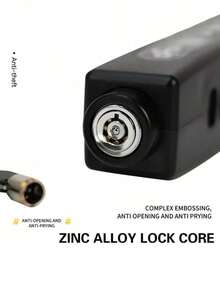 Universal Anti-Theft Throttle And Handlebar Lock, Bicycle Lock, Bicycle Accessories, Suitable For Motorcycles, Bicycles, Electric Bicycles And Scooters - Lightweight Waterproof Plastic Grip Lock/Anti-Theft Clamp, Portable Handlebar/Pole Security Device, Can Fix Throttle Twist And Steering; One-Handed Quick Installation, Key Or Password Option; Suitable For Commuters, Delivery Riders, Students, Off-Road Riders, Garages, Parking Lots, Travel, Camping And Outdoor Storage - Multicolor - View 7