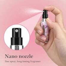 Butterfly Travel Spray Bottle Keychain For Perfume Travel Refillable 5ML Perfume Atomizer Key Chain For Women Mini Spray Bottle For Traveling Bottle For Purse Small Traveling Accessories - 藍色蝴蝶 - 查看 8
