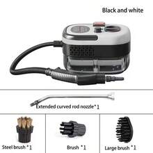 Limpiador a Vapor de 2500W de Alta Presión, Limpiador a Vapor de Mano de Alta Temperatura para el Hogar, Cocina, Baño y Automóvil - Blanco - Ver 6