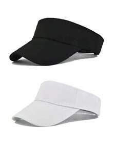 Summer Sun Hat For Women Adjustable Sun Hat Anti-Ultraviolet Top Hollow Solid Color Sports Tennis Golf Running Sun Protection Baseball Cap - Nhiều màu - Xem 2