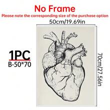 1/6pcs Black And White Canvas Art Wall Room Posters, Bold Room Decoration Aesthetic Murals, Framed+Frameless Room Decoration Supplies/Compromise Home Decoration, Fashionable Posters, Cute Room Decoration, Quirky Art Prints, Cool Room Decoration Supplies, Office Decoration, Bar Decoration, University Dormitory Decoration, Bedroom Decoration, Living Room Decoration, Kitchen Decoration, Bathroom Decoration - Multicolor - View 14