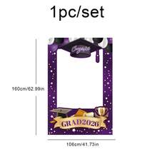 1 Set 2026 Graduation Party Photo Frame Backdrop Wall Decoration - Multicolor - View 7