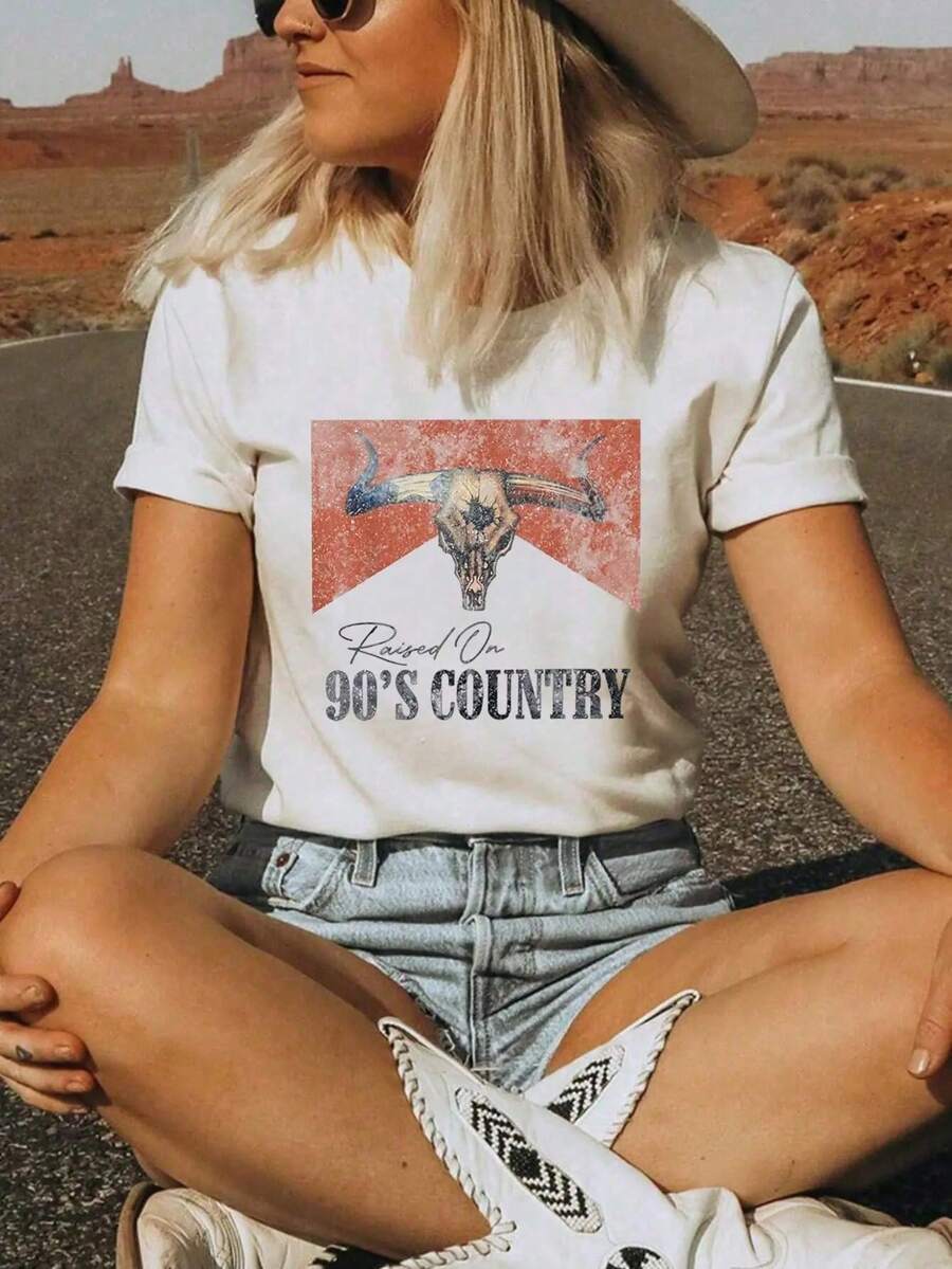 Tee-shirts pour femmes - Blanc - Voir 1