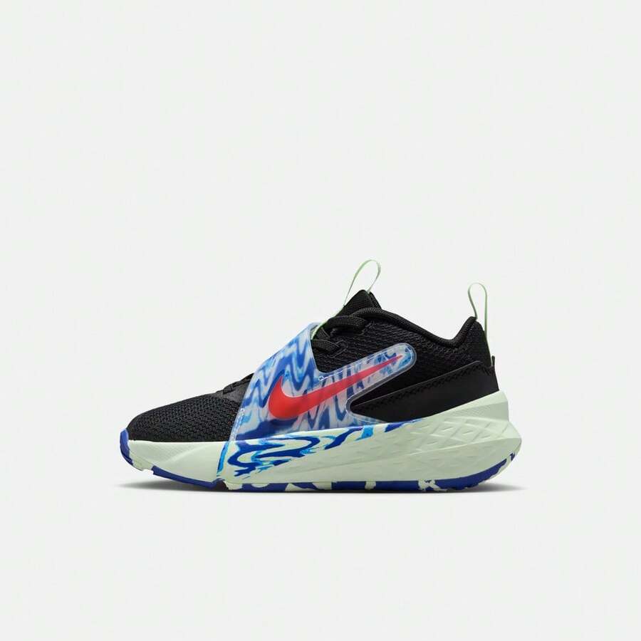 Nike 幼儿 TEAM HUSTLE D 12 SE (PS) 中帮休闲鞋 IQ0814-001 - 黑色 - 查看 1