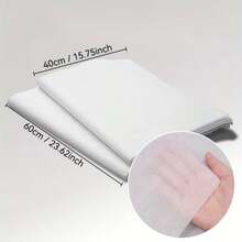 100 chiếc ga trải giường massage dùng một lần không dệt, chất liệu vải không dệt, dùng cho tiệm làm đẹp, xăm hình, vệ sinh giường, vỏ gối mặt. - trắng - Xem 5