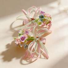 1件夏日花束发夹！多巴胺花朵发夹！少女侧分刘海发夹，新款发饰 - 彩色 - 查看 4