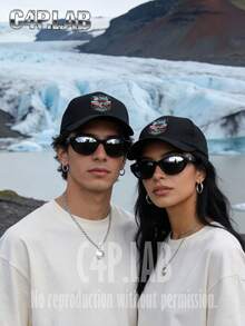 1 Hat, VoDutch Logo Printed Vintage Washable Hat, Classic Casual Stylish Vintage Soft Sweatband, Adjustable Size, Lightweight Multifunctional Baseball Cap, With Sun Protection And UPF 50 UV Protection, Suitable For Outdoor Sports. - A - 查看 3