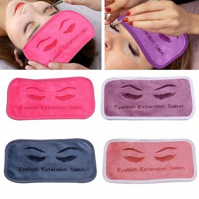 1pc Professional Eyelash Extension Soft Hair Forehead Towel Sticker Lash Transplant Pad Holder Lash Supporter Beauty Salon Accessory Tool