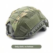Outdoor Helmet Cover Detachable Breathable Mesh Camouflage Helmet Liner With Elastic Cord, Disguise Climbing Hat - Multicolor - View 16