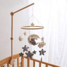 Baby Toys, Baby Mobile Crib, Handmade Animal Theme Bed Bell, Cute Shaped Toys, Educational, Enhances Children's Hand-Eye Coordination, Prevents Myopia, Suitable For Children's Room Decoration, Mixed Colors, Newborn Bed Bell, Best Gift For Parent-Child Interaction, Birthday Gift, Christmas Gift - Multicolor - View 2