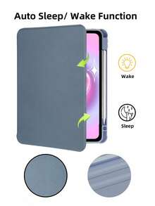1 chiếc đế giữ máy tính bảng xoay 360° bằng acrylic trong suốt màu xám nhạt pha tím, có khe cắm bút, vỏ bảo vệ đa góc tương thích với iPad Mini 6/7, 9.7, 10.2, 10.5, Air 4/5, thế hệ thứ 10, 10.9, Pro 11", Air 11" (M2), Air 13" (M2), Pro 11" (M4), Pro 13" (M4) 2024, 12.9", Air 13" (M3) 2025, Air 11" (M3) 2025, (A16) 11" thế hệ thứ 11 2025, Không bao gồm bút cảm ứng. - Bụi tím - Xem 4