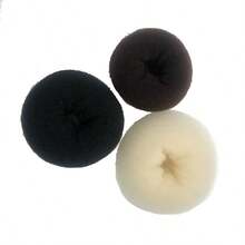 3pcs Bun Maker Donut Hair Bun Maker Hair Styling Tool Hair Braid Tool - Multicolor - View 3