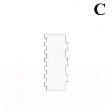 7/3/4 piezas Espátula transparente para crema de pastel, herramienta rectangular de acrílico para hacer y decorar pasteles, utensilios de cocina - 1 - Ver 13