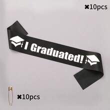 1/10 chiếc Chữ cái mạ vàng chúc mừng tốt nghiệp năm 2026, Đồ dùng trang trí tiệc tốt nghiệp, Chúc mừng tốt nghiệp 2026, Đồ dùng tiệc tốt nghiệp 2026, Gian chụp ảnh, Lễ tốt nghiệp - Dải băng tốt nghiệp - Xem 21