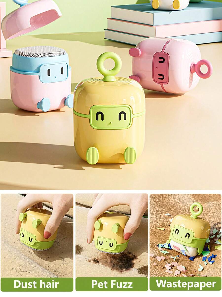 Rolo de Pelos Lavável e Portátil, Limpador Poderoso para Roupa de Cama, Roupas, Sofá, Escrivaninha e Várias Superfícies, Rolo de Pelos Adesivo Reutilizável, Removedor de Pelos Portátil Multifuncional, Ferramenta de Limpeza de Pelos de Animais de Estimação, Rolo de Pelos Adesivo Lavável, Limpador Portátil Poderoso de Pelos e Poeira