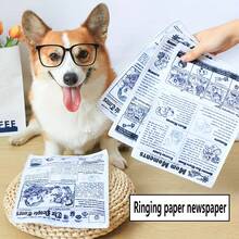 Đồ chơi gặm cho chó - Mô phỏng báo chí chân thực. Đồ chơi bằng bìa giấy cho thú cưng. Đồ chơi tương tác bền bỉ và thú vị dành cho Kiko và Teddy. Dụng cụ thư giãn và giải trí tại nhà. - Nhiều màu - Xem 2