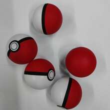 1pc Poké Ball, Handmade Transformable Miniature Ball, Slight Defects, Poké Ball Model, Anime Figure, Pocket Monster Pet, Cute Doll, Birthday Gift - Multicolor - View 8