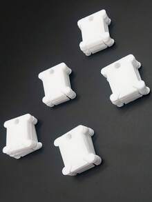 10/30/50pcs Plastic Spool Winder Set, Portable Mini Winding Board, White Plastic Thread Cards, Embroidery Sewing Thread Organizer Tools - Small Winding Board (white) - View 4