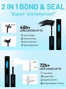 ADORANCE 276片装簇状假睫毛，4种款式，VIVA+WL2-5+W05+F13，新手友好型簇状假睫毛套装，包含睫毛胶、定型液和镊子，打造日常、旅行和特殊场合的自然妆效。 - 黑色 - 查看 7
