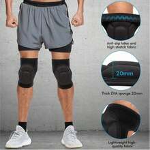 2pcs Shock-Absorbing Foam Knee Pads, Anti-Slip Design, Suitable For Football, Basketball, Volleyball, Ice Skating, Dance, Kneeling Protection, Fitness And Roller Skating (Actual Product Is Shown In Figure 9, Due To Production Batch Issues, It Does Not Affect Use, 1pc Specification Available, Please Order 2pcs For A Pair) - Multiple Items - View 3