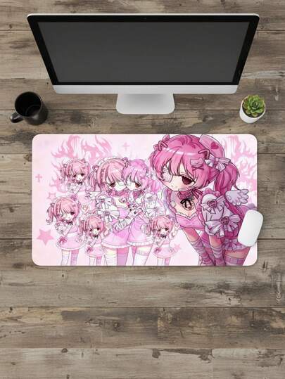 Tappetino per mouse da gioco extra large, misura 100 cm x 50 cm, in superficie in tessuto impermeabile e antiscivolo in gomma, stile artistico onirico, tappetino da scrivania oversize per tastiera e computer, compatibile con mouse cablati e senza fili, per ufficio e gaming, elegante regalo per Pasqua