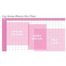 Leg Avenue Women's Fishnet Suspender Pantyhose - 黑色 - 查看 5