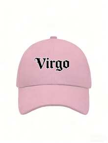 1pc Children's Baseball Cap, 12 Zodiac Patterns, Soft Crown Design, Versatile Sun-Shading Baseball Cap, Quality Curved Brim, Breathable & Non-Stuffy, Suitable For 3-16 Years Old - Pink - View 11