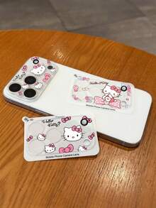 SANRIO Hello Kitty卡通元素3D立体高清镜头膜，卡通相机镜头保护膜，适用于 17 Pro Max，母亲节生日礼物 - 彩色 - 查看 2