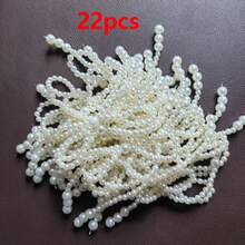 3/10/15/22/32入 仿真珍珠蝴蝶結裝飾、花卉玫瑰配件、DIY花卉包裝花環珠串、浪漫蛋糕頂飾，適用於生日、婚禮、週年紀念、節日派對，送給朋友的理想禮物 - 彩色 - 查看 13