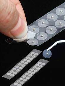 200/100/40/20颗12毫米耳穴按摩珠，金/银耳部按摩贴套装 - 耳穴按摩贴片，耳贴，穴位按摩贴，耳部按摩 - 易于使用，放松身心，穴位按摩贴，耳部按摩 - 男女通用 - 均碼 - 查看 3