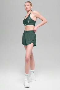 Alo Yoga Alo Match Point Short True To Size Women's Clover Green W6334r - màu xanh lá - Xem 5
