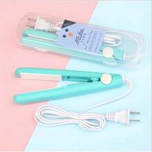 Mini Chapinha Prancha De Cabelo Pequena Portátil Chapinha Profissional Com Case Transporte Bivolt - Plugue Brasil (127V/220V) - Visão 1
