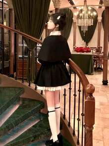 Cosplay Clothing - Single Black Cloak - View 3