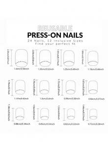 Change Your Nails With This, 24pcs Square French Wine Red Flower & Golden Pearl Full Cover Press-On Nails, Includes 1pc Gel Polish And 1pc Nail File, Suitable For All Women And Girls For Daily Wear, Festivals, Parties, Summer Beach - Multicolor - View 7