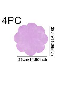 1/4/6 tấm lót bàn bằng nhựa PVC mạ vàng họa tiết hoa, cách nhiệt, chống trượt, thích hợp trang trí cho khách sạn, nhà hàng, tiệc cưới, ngày lễ tình nhân, các dịp lễ hội, dã ngoại, tiệc sinh nhật. - Nhiều màu - Xem 8