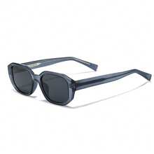 Unique Polygonal Men's Glasses, CP+PC Design Small Frame, Modern Classic Retro Style Daily Decorative Glasses, Suitable For Men And Women Street Photography, Vacation, Holiday, Outdoor Accessories - K40437 - View 4