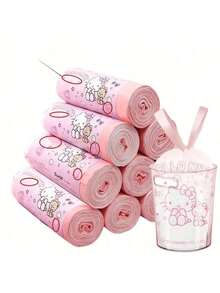 30个大号垃圾袋 - 可爱耐用，适用于家庭、办公室和厨房 - 30pcs卡通貓垃圾袋 - 查看 8