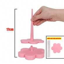 Dual Yarn Spinning Machine Weaving Rotating Plastic Tool, Detachable Yarn Rack, Dual Upright Spinning Rack, Textile Wool Agriculture Floral Weaving Rotating Handcraft Weaving Tool, 3D Printed - Yarn Holder - View 13