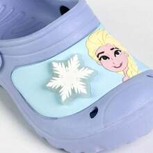 Disney CERDÁ LIFE'S LITTLE MOMENTS 高級木屐，帶冰凍燈光裝飾，尺寸 24-25，紫色 - 紫色 - 查看 5