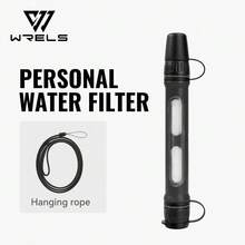 1件 WRELS 纖薄純色戶外便攜式淨水器，附觀察窗與掛繩，方便戶外飲水 - 彩色 - 查看 10