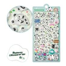 Cute Panda 3D Embossed Stickers, Cartoon Animal Solid 3D DIY Reward Stickers For Kids - Multicolor - View 6