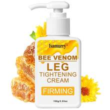 Isamurry 100g 蜜蜂紧致霜，不油腻，紧致保湿，适用于手臂、大腿和腹部，所有肤质，蜜蜂提取物 - 黃色 - 查看 9