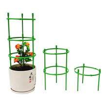 12pcs Plant Support Rack, Semi-Circle Plastic Plant Support Cage, Gardening Supplies, Suitable For Outdoor Large Planters, Garden Decor, Small Plants, Flowers, Vegetables, Indoor Potted Plants - B - View 3