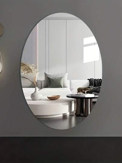 OUTANA 1 Gương trang trí nhà cửa bằng acrylic dẻo - Tự dính, dễ bóc và dán, chống ẩm và dầu, dễ lau chùi. Miếng dán gương treo tường, decal dán tường hình bầu dục, gương trang điểm treo tường, gương không có kính. Lý tưởng cho phòng ngủ, phòng khách và phòng tắm để đựng đồ trang điểm, trang trí phòng khách, trang trí phòng ký túc xá, trang trí phòng sáng tạo và trang trí tường. Một món đồ trang trí mùa xuân hoàn hảo để mang đến cho ngôi nhà của bạn một diện mạo mới mẻ. Miếng dán trang trí hình lạc đà - Tuyệt vời làm quà tặng sinh nhật hoặc tốt nghiệp.